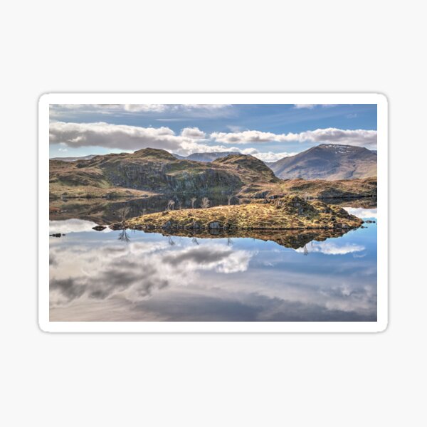 Angle Tarn Reflections Sticker