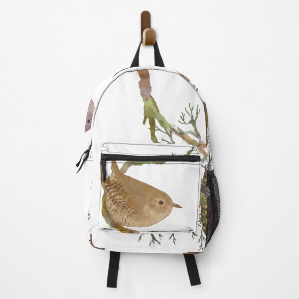 Item preview, Wrens with hawkmoth designed and sold by WildDot.