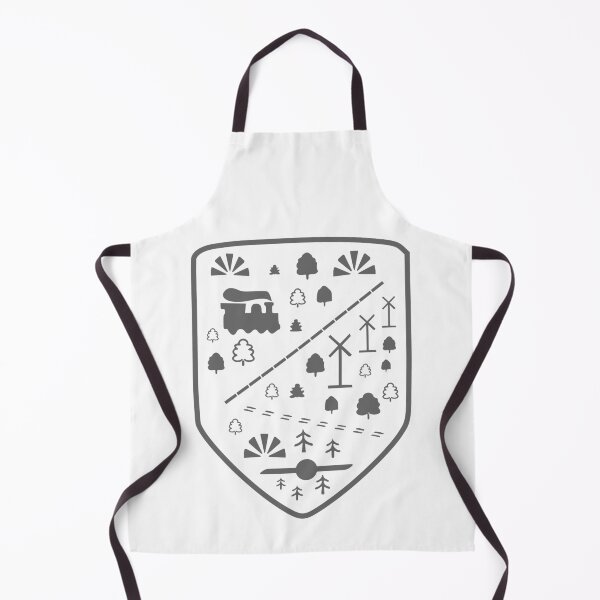 Item preview, Railway Track Map Shield designed and sold by TreacleMustard.