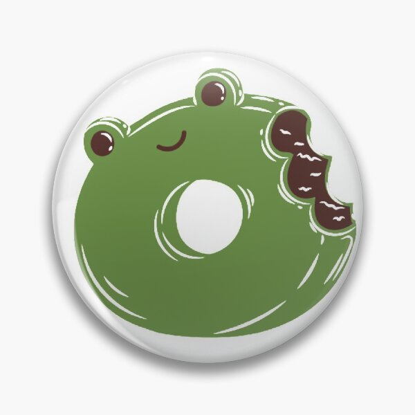 Item preview, Cute frog donut  designed and sold by theamalia.