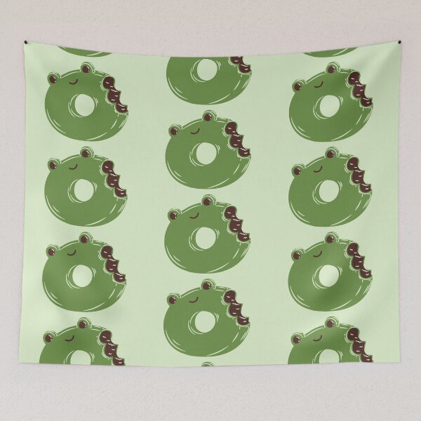 Item preview, Cute frog donut  designed and sold by theamalia.