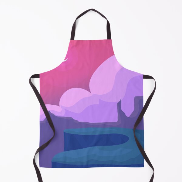 Item preview, Bisexual pride flag desert landscape designed and sold by ForTheFrogWar.
