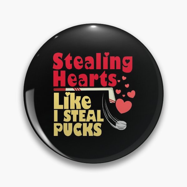 Item preview, Stealing hearts like stealing pucks, gift for hockey player designed and sold by ds-4.