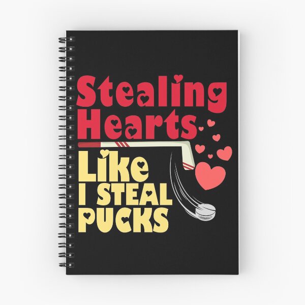 Item preview, Stealing hearts like stealing pucks, gift for hockey player designed and sold by ds-4.