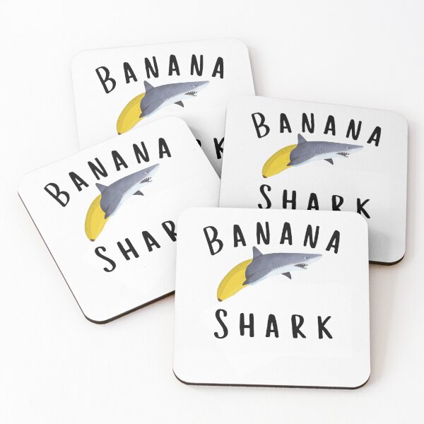 Item preview, Banana Shark fun shark head with banana skin body designed and sold by fra02.