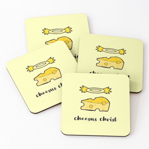 Item preview, Cheesus Christ, Cheese Pun designed and sold by GoodMoodFood.