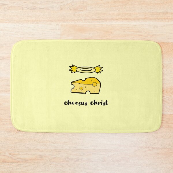 Item preview, Cheesus Christ, Cheese Pun designed and sold by GoodMoodFood.