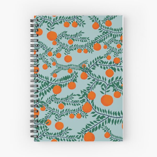 Item preview, Patrón sin fisuras de jardín naranja designed and sold by Reshma Rajagopal.
