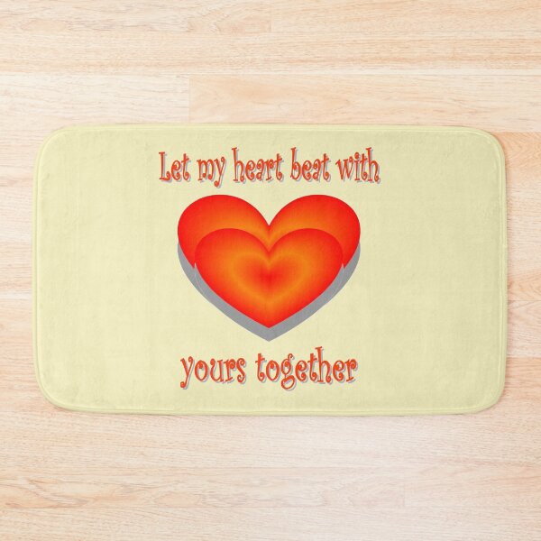 Item preview, Let my heart beat with yours together designed and sold by helenkaiy.