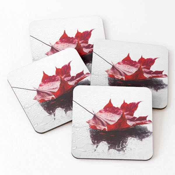 Item preview, Autumn Composition Leaf With Rain Background designed and sold by JTS STORE.