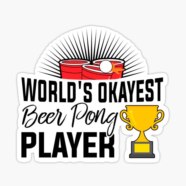 Beer Pong Champion Beer Label