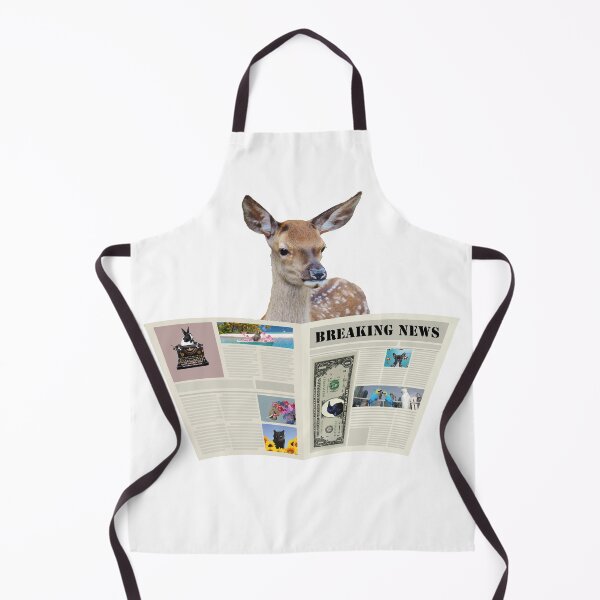 Item preview, Newspaper Breaking News Reindeer Deer - Typewriter Author Journalist designed and sold by Move-Art.