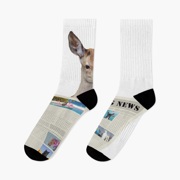 Item preview, Newspaper Breaking News Reindeer Deer - Typewriter Author Journalist designed and sold by Move-Art.