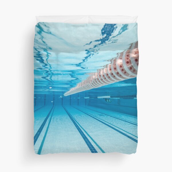 This Is My Life, This Is My Sport, Swimming Pool Duvet Cover