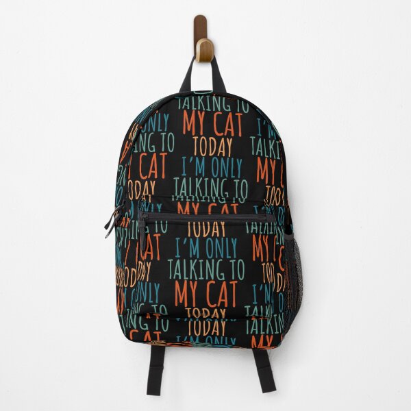 Item preview, I'm only talking to my cat today funny meme cat lover cat owner designed and sold by SANA MAMOUN ALAJJAN .