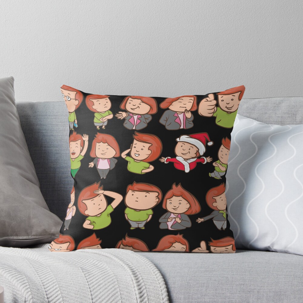 Item preview, Throw Pillow designed and sold by Ristinga.