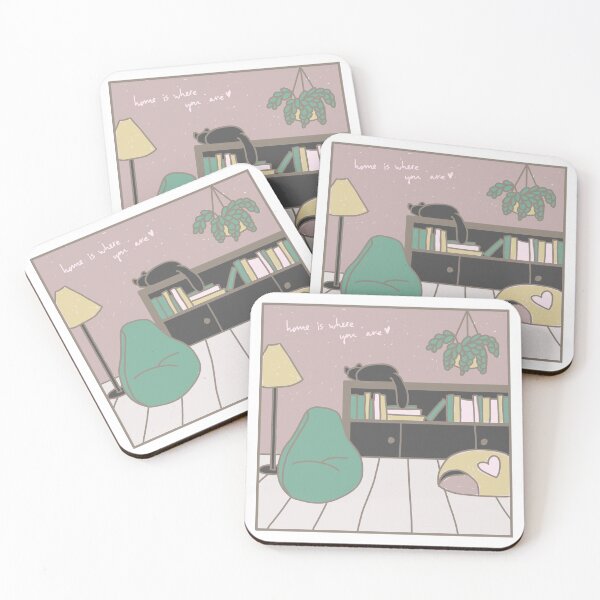 Item preview, Home Is Where You Are - Valentine's Day  designed and sold by ninebats.