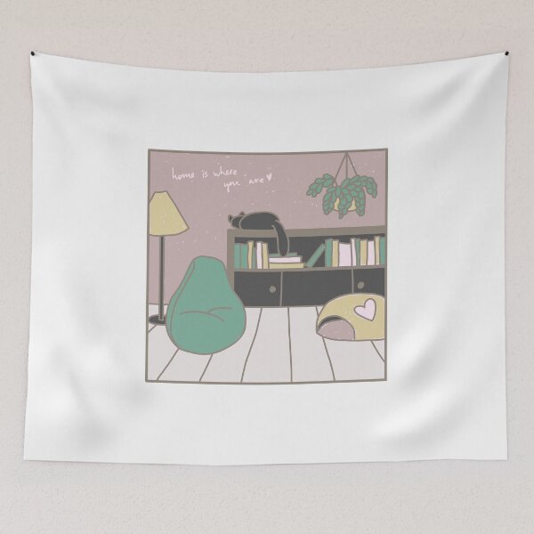Item preview, Home Is Where You Are - Valentine's Day  designed and sold by ninebats.