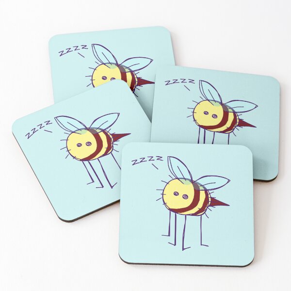 Item preview, cute sketchy stoner bumblebee  designed and sold by ForTheFrogWar.