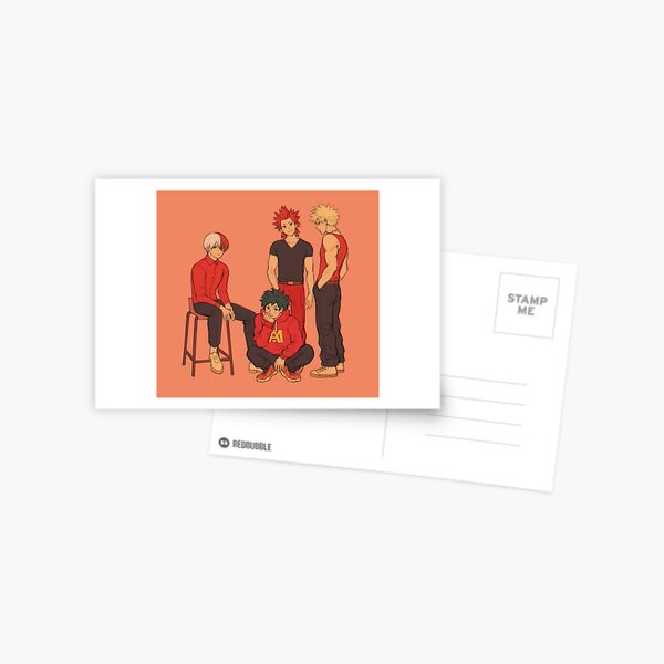 My Hero Academia Boys Postcard