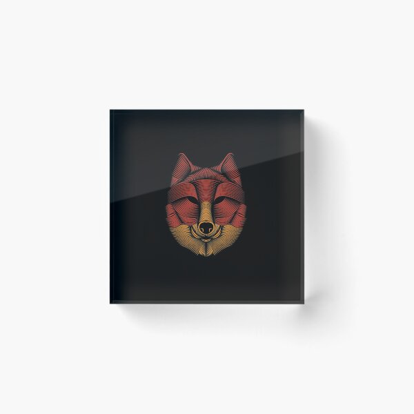 Item preview, Retro Ceremonial Native Fox mask designed and sold by aMortalArtist.