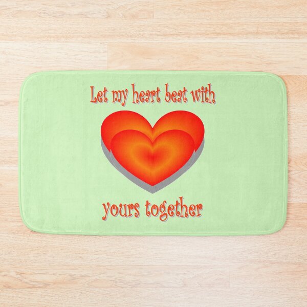 Item preview, Let my heart beat with yours together designed and sold by helenkaiy.