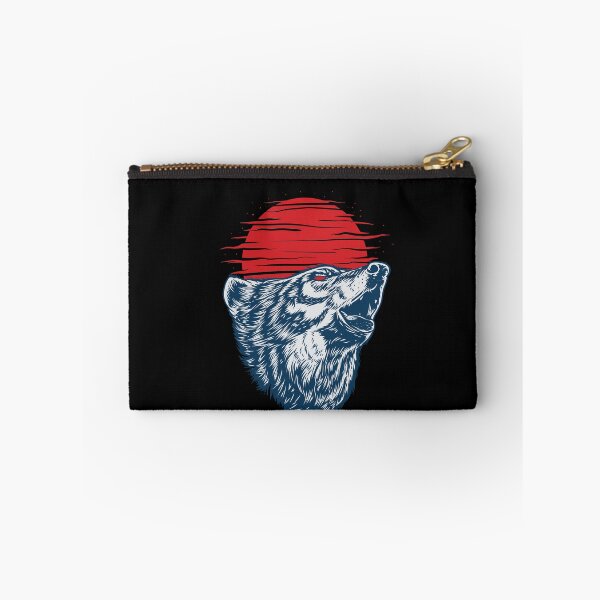 Item preview, Howling Wolf Mystic Mist Red Moon designed and sold by aMortalArtist.