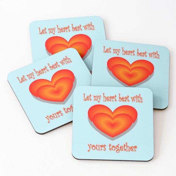 Item preview, Let my heart beat with yours together designed and sold by helenkaiy.