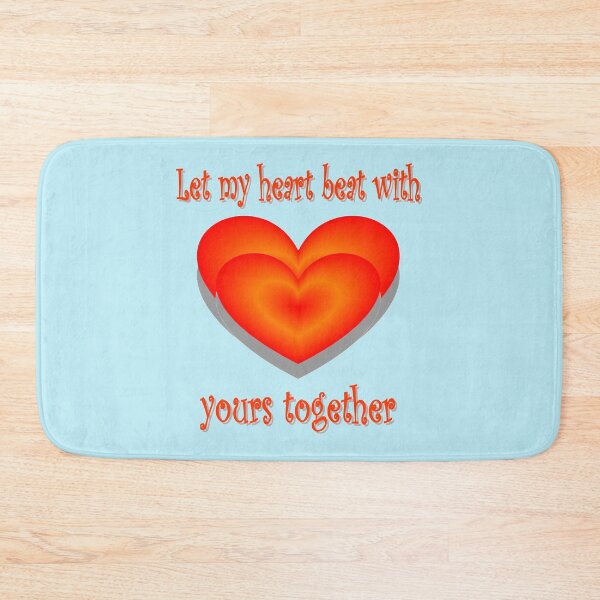 Item preview, Let my heart beat with yours together designed and sold by helenkaiy.