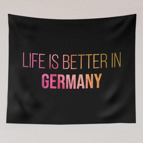 Item preview, Life is better in Germany in Watercolor designed and sold by XCIV.