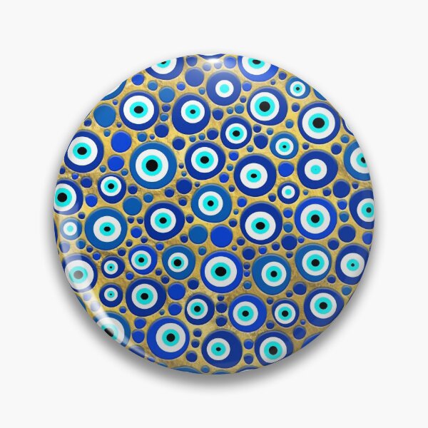 Item preview, Evil Eye Charm Pattern designed and sold by k9printart.