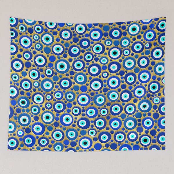 Item preview, Evil Eye Charm Pattern designed and sold by k9printart.