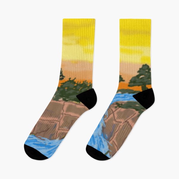 Item preview, Water flowing through the canal during the sun set designed and sold by Louisbus90.
