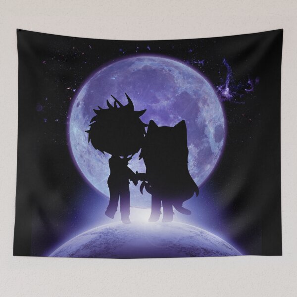 Item preview, Gacha life chibi anime couple in the galaxy designed and sold by Infdesigner.