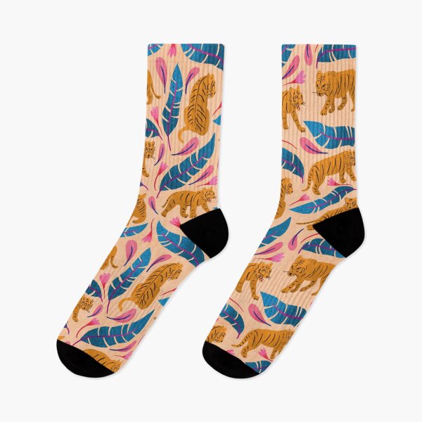 Item preview, Jungle Cats | Pink and Peach designed and sold by RebeccaFlaherty.