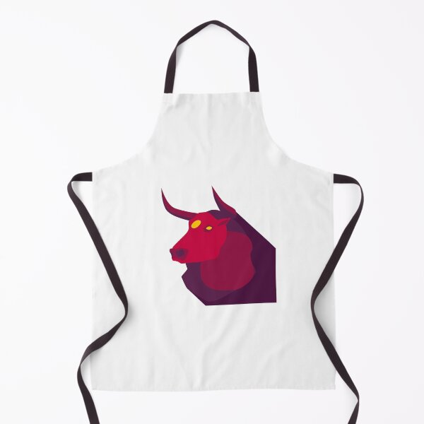 Item preview, Red head of bull designed and sold by bosilvercat.