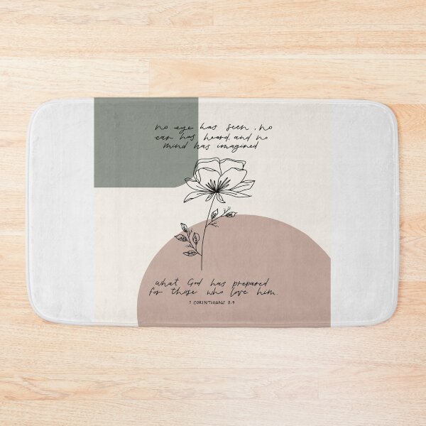 Item preview, line drawn flower with bible verse encouragement designed and sold by emilyjlettering.