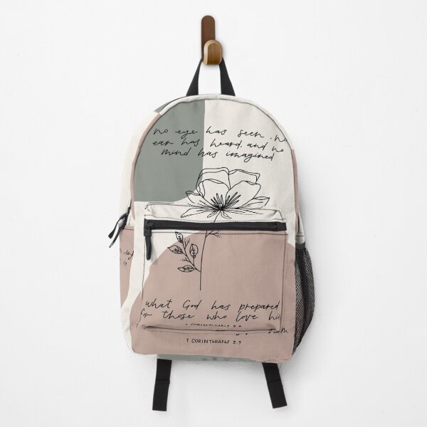 Item preview, line drawn flower with bible verse encouragement designed and sold by emilyjlettering.