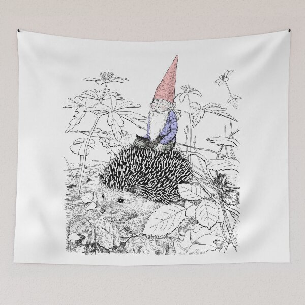 Item preview, Meditating gnome designed and sold by WildDot.