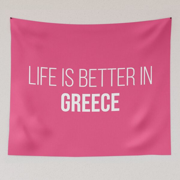 Item preview, Life is better in Greece for Women designed and sold by XCIV.