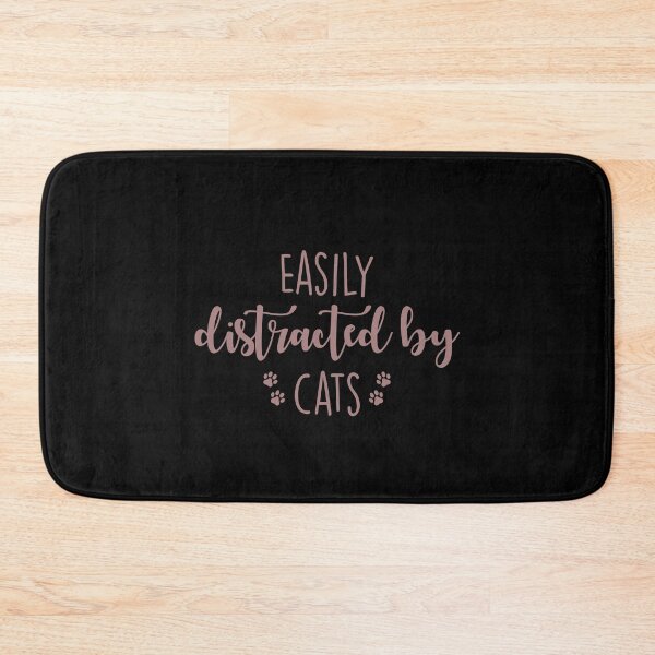 Item preview, Easily distracted by cats designed and sold by Think-Kitten.