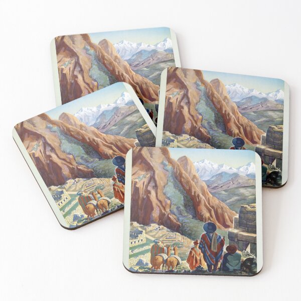 Item preview, Peru Travel Poster - Machu Picchu designed and sold by redoARTstore.