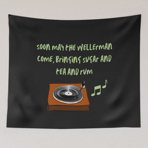 Item preview, Vinyl Turntable Viral Wellerman Sea Shanty Vintage designed and sold by DesignsofNote.