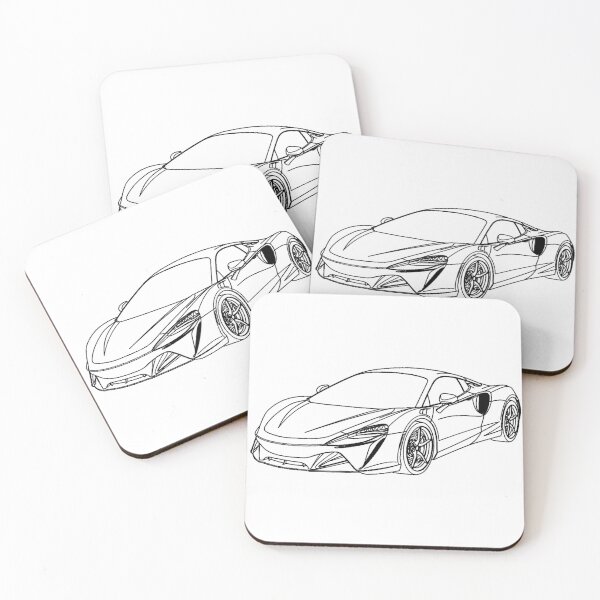 Item preview, McLaren 560s Wireframe Drawing designed and sold by Auto-Prints.