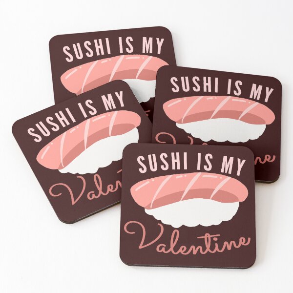 Item preview, Sushi Is My Valentine, Toro, Maguro Nigiri, Tuna designed and sold by Nadisth.