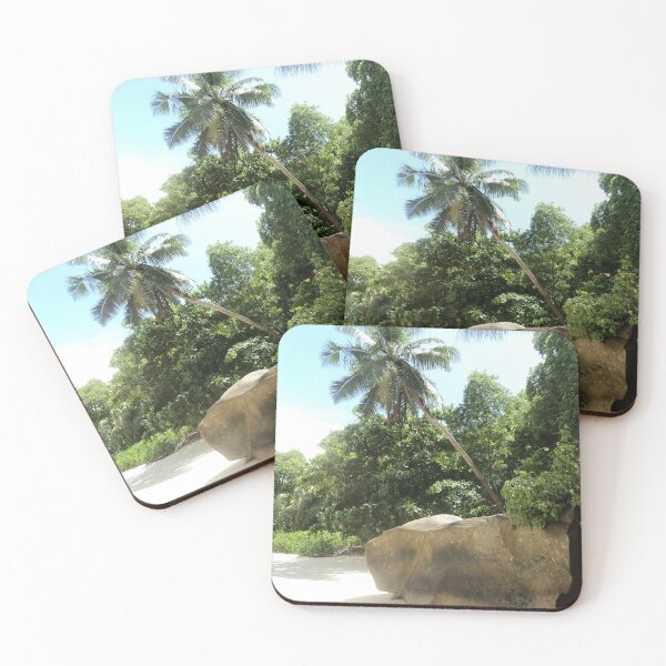 Item preview, Seychelles Palm Stone Beach designed and sold by LeonardoBotha.