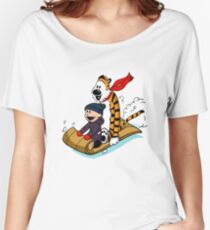 Calvin and hobbes Women's Relaxed Fit T-Shirt