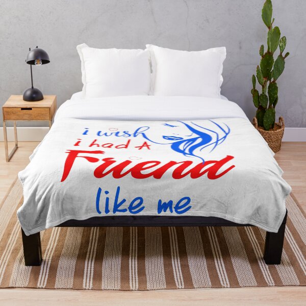 Item preview, I wish I had a friend like me Blue Red designed and sold by LinaDelfisson.