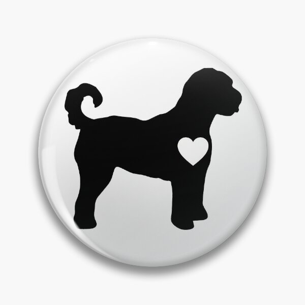 Artikelvorschau, Goldendoodle Hundeliebhaber Goldendoodle Silhouette Valentinstag entworfen und verkauft von alaechamlal.