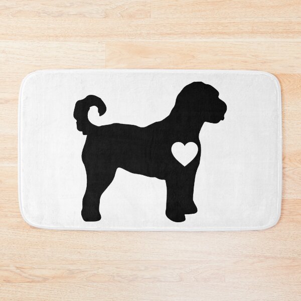 Artikelvorschau, Goldendoodle Hundeliebhaber Goldendoodle Silhouette Valentinstag entworfen und verkauft von alaechamlal.